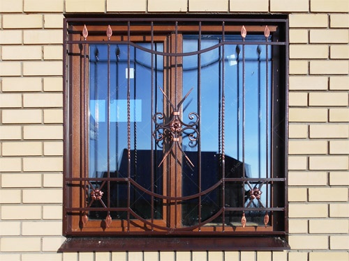 Кованая решетка на окно РКО-23