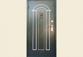 Стальная дверь с декором ДД-2