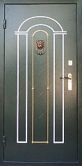 Стальная дверь с декором ДД-2