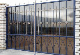 Ворота ВК-68РС, распашные сквозные